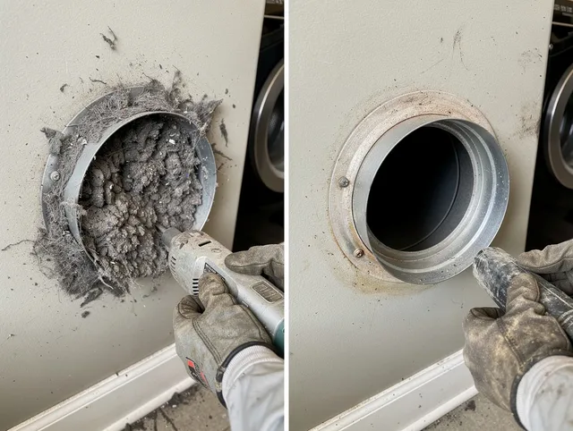 Professional clogged vent cleaning by Waterford Dryer Vent Cleaning in Waterford