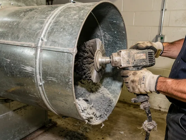 Industrial-grade dryer vent cleaning by Waterford Dryer Vent Cleaning in Waterford